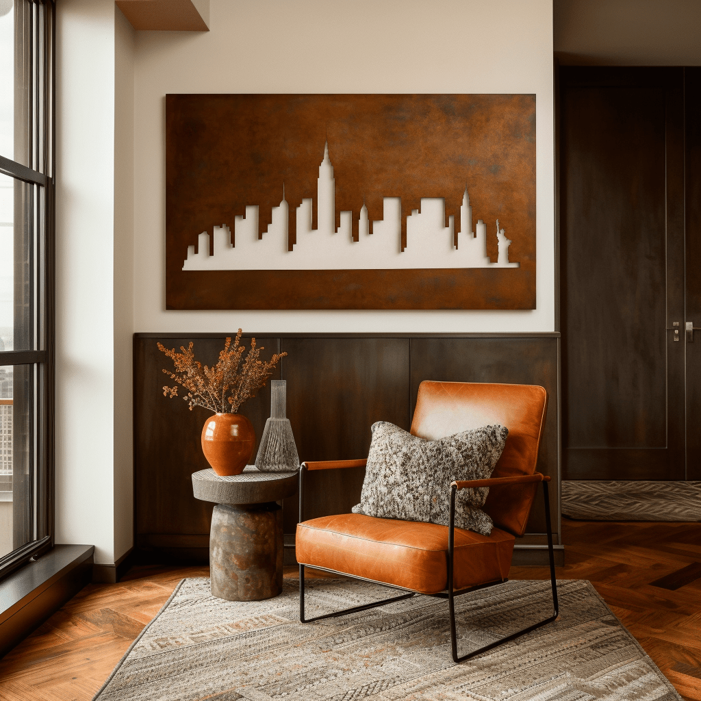 The Manhattan Skyline - Metal Wall Art - Benton Lane Home - Anthem Classic