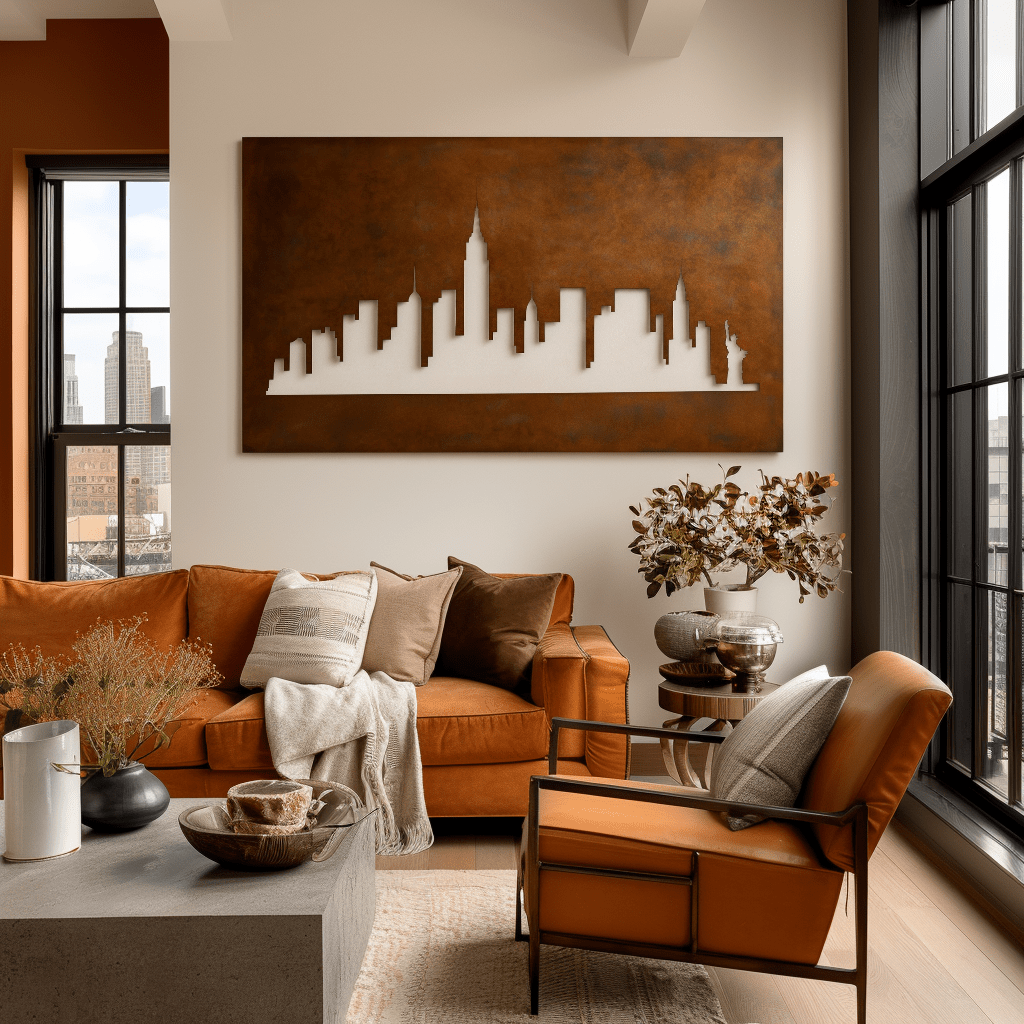 The Manhattan Skyline - Metal Wall Art - Benton Lane Home - Anthem Classic