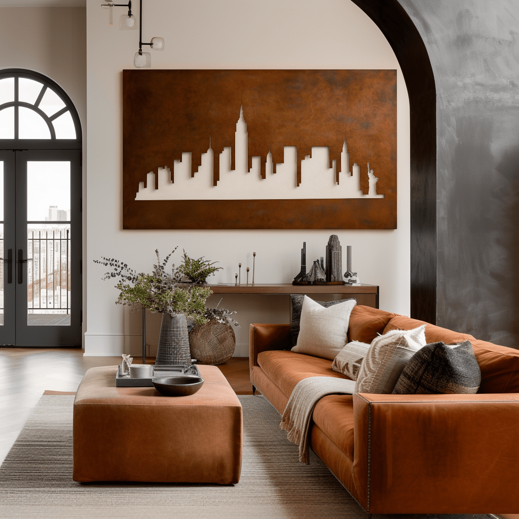 The Manhattan Skyline - Metal Wall Art - Benton Lane Home - Anthem Classic