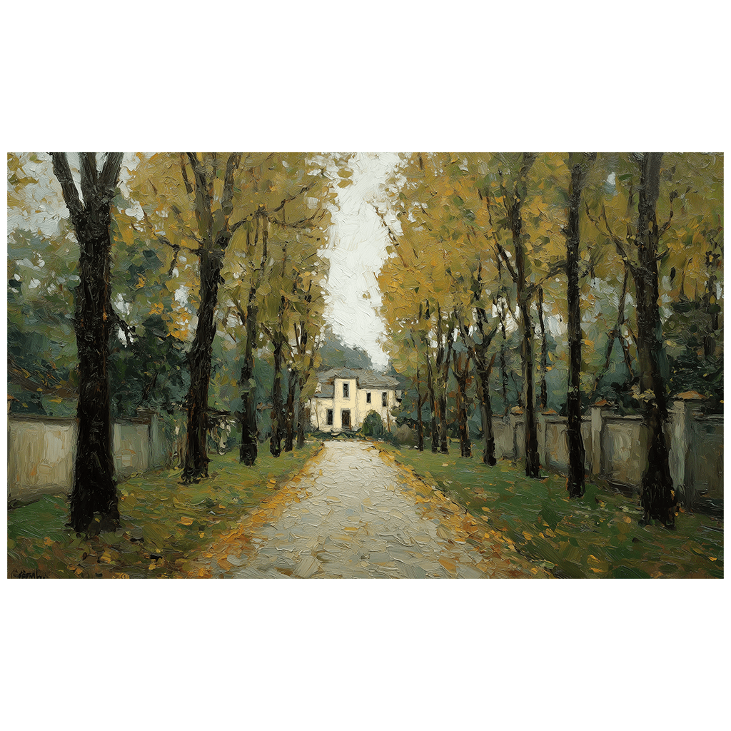 The Manor Driveway - Tapestry - Benton Lane Home - Lemon Park