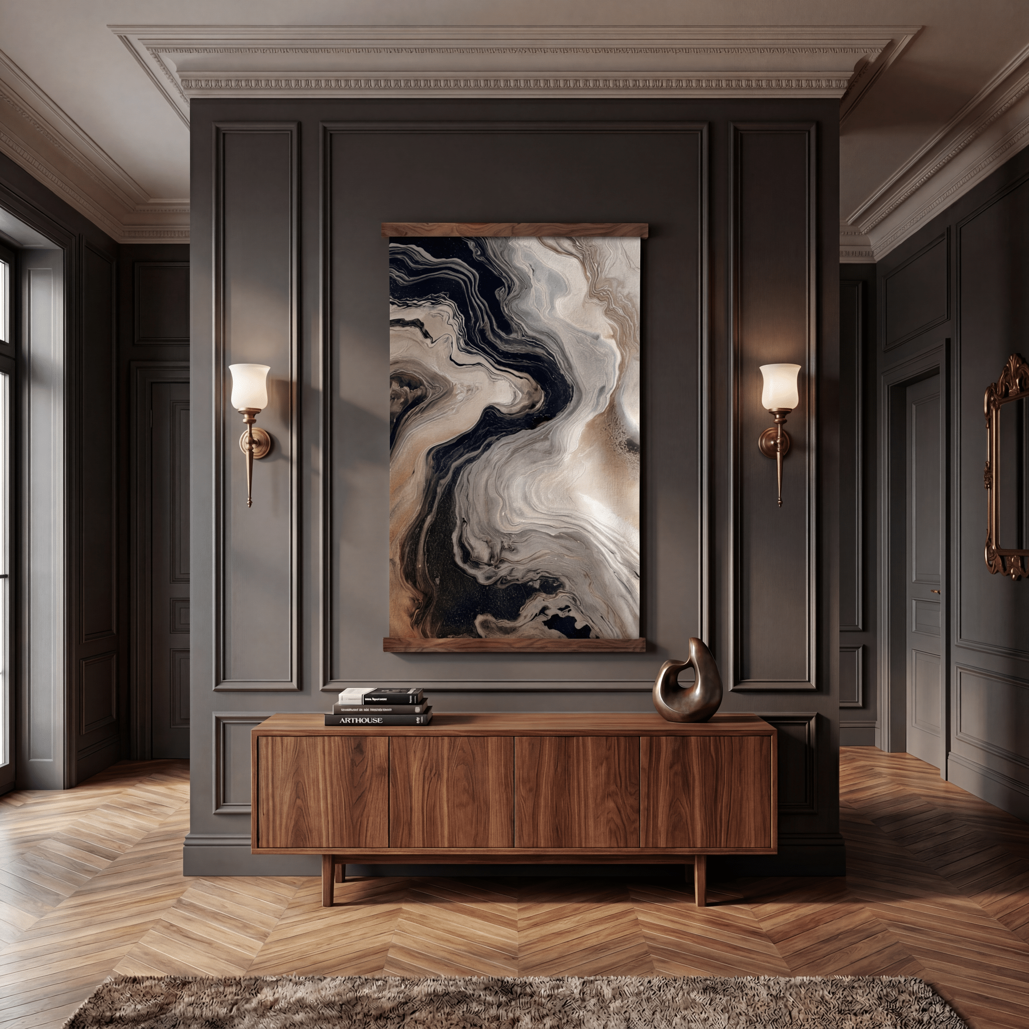 The Marble Channel - Tapestry - Benton Lane Home - Painted Paper