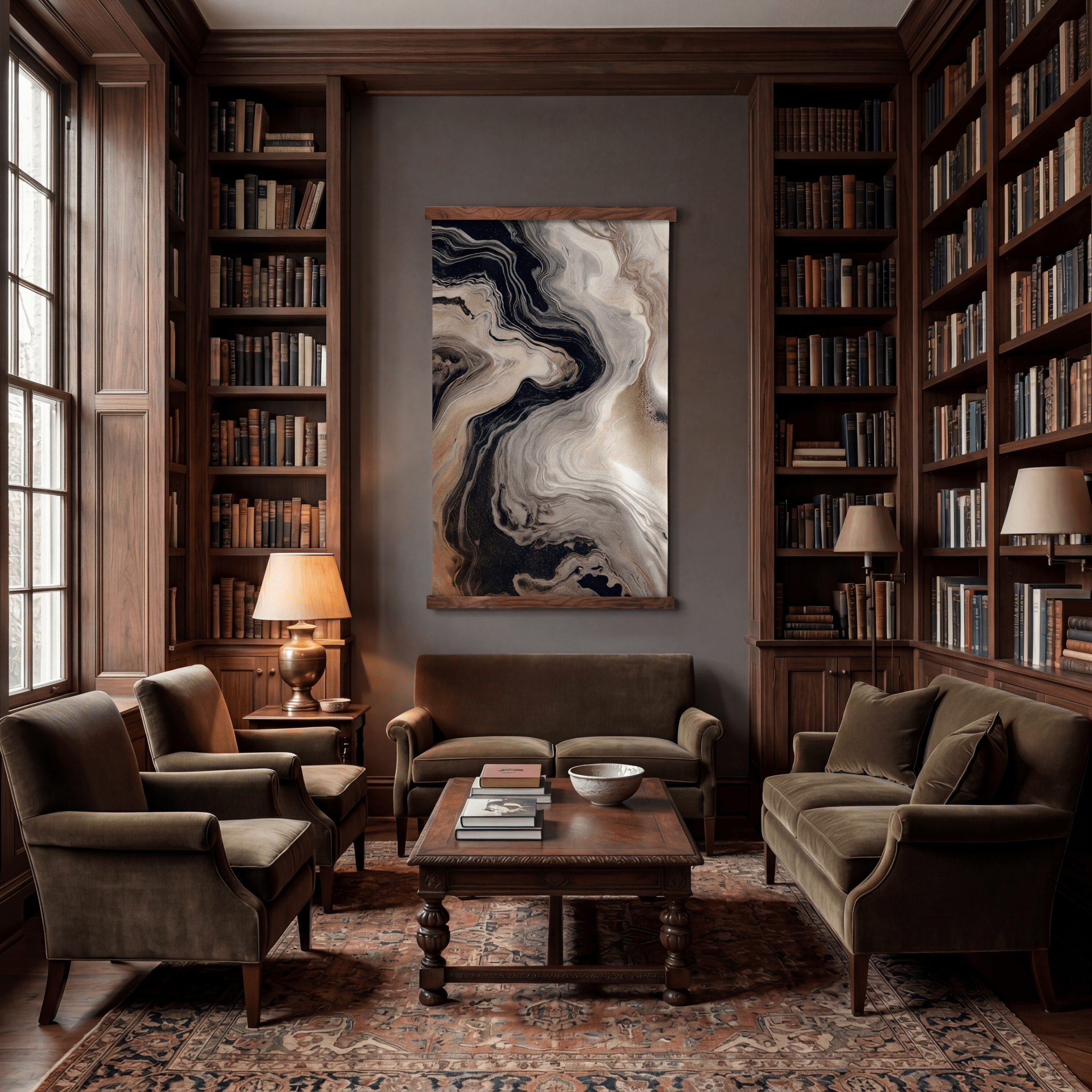 The Marble Channel - Tapestry - Benton Lane Home - Painted Paper