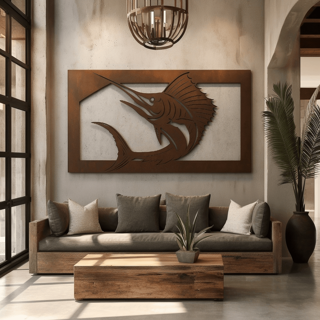 The Marlin - Metal Wall Art - Benton Lane Home - Anthem Classic