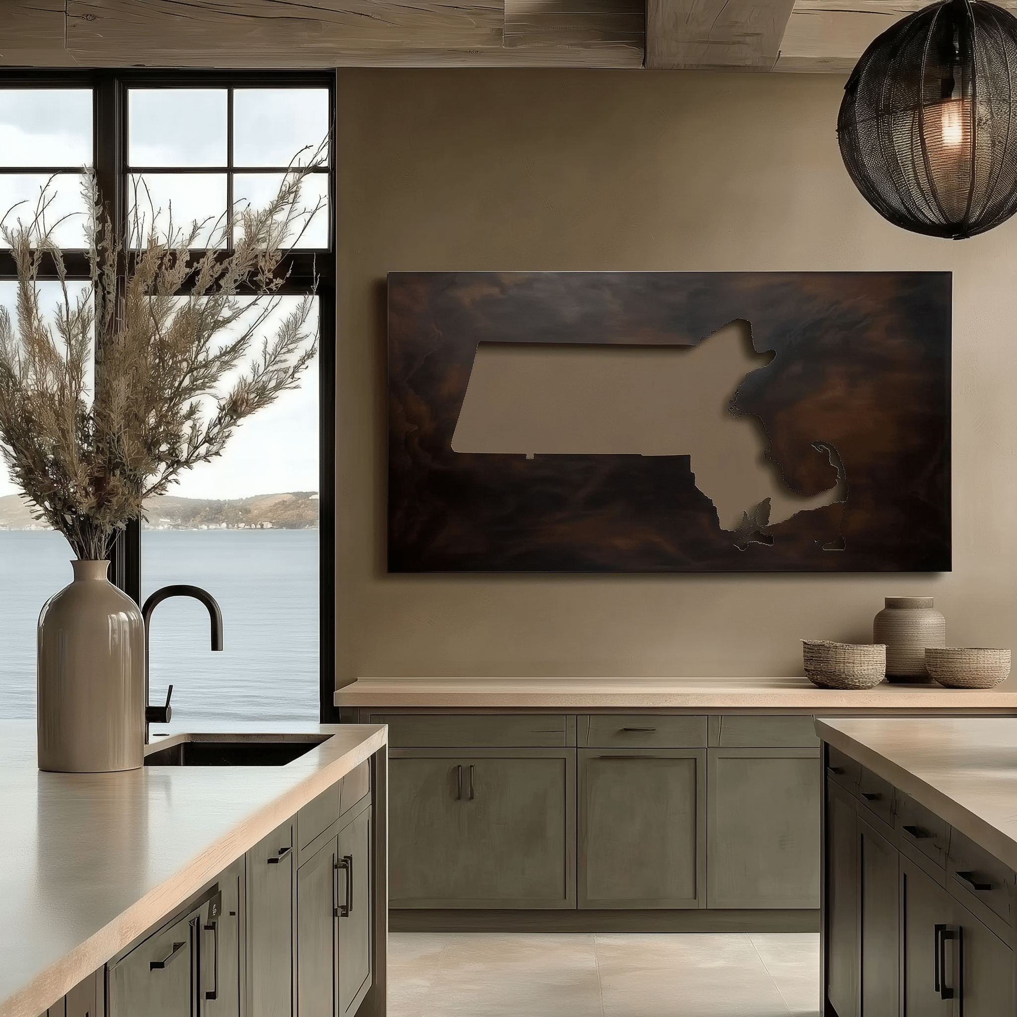 The Massachusetts - Metal Wall Art - Anthem Classic