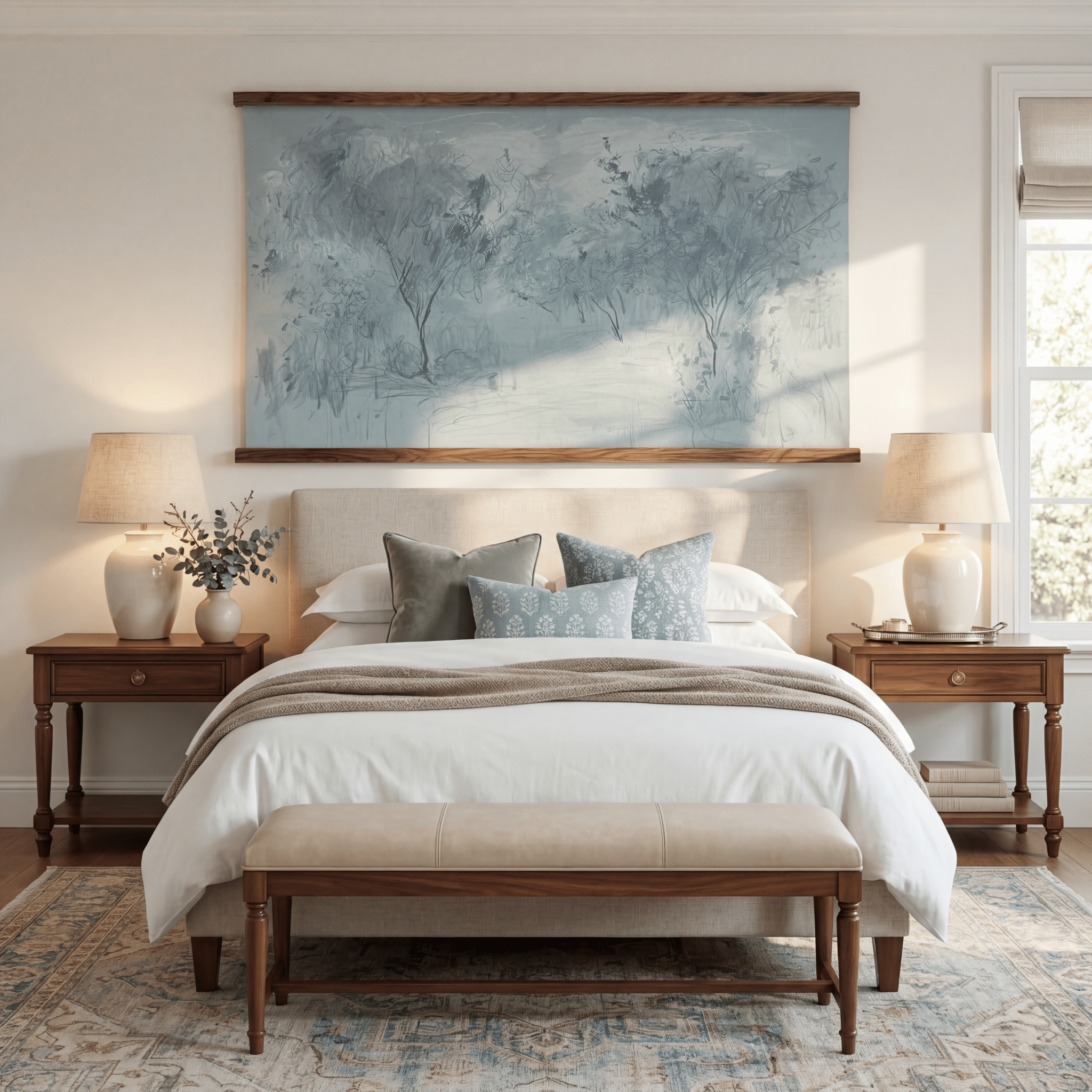 The Meadow (Blue) - Tapestry - Benton Lane Home - Lemon Park