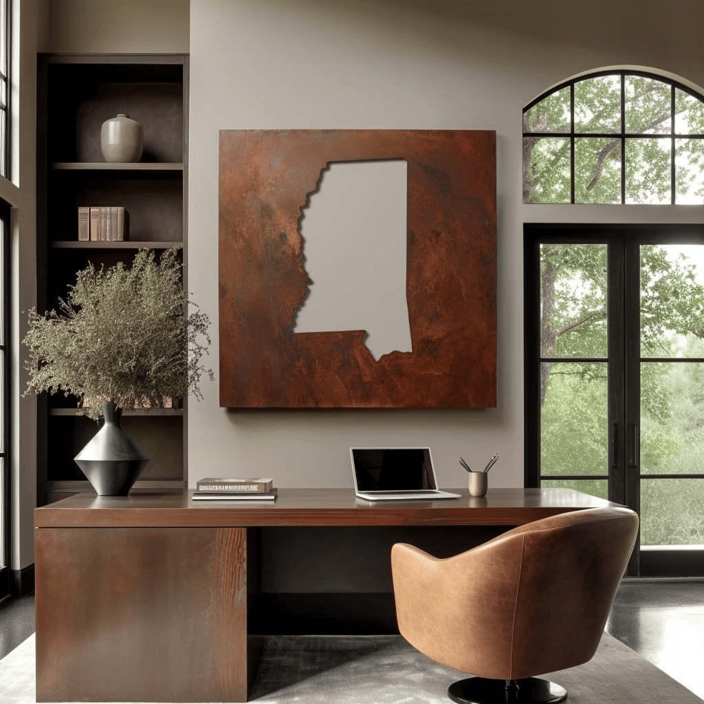 The Mississippi - Metal Wall Art - Benton Lane Home - Anthem Classic