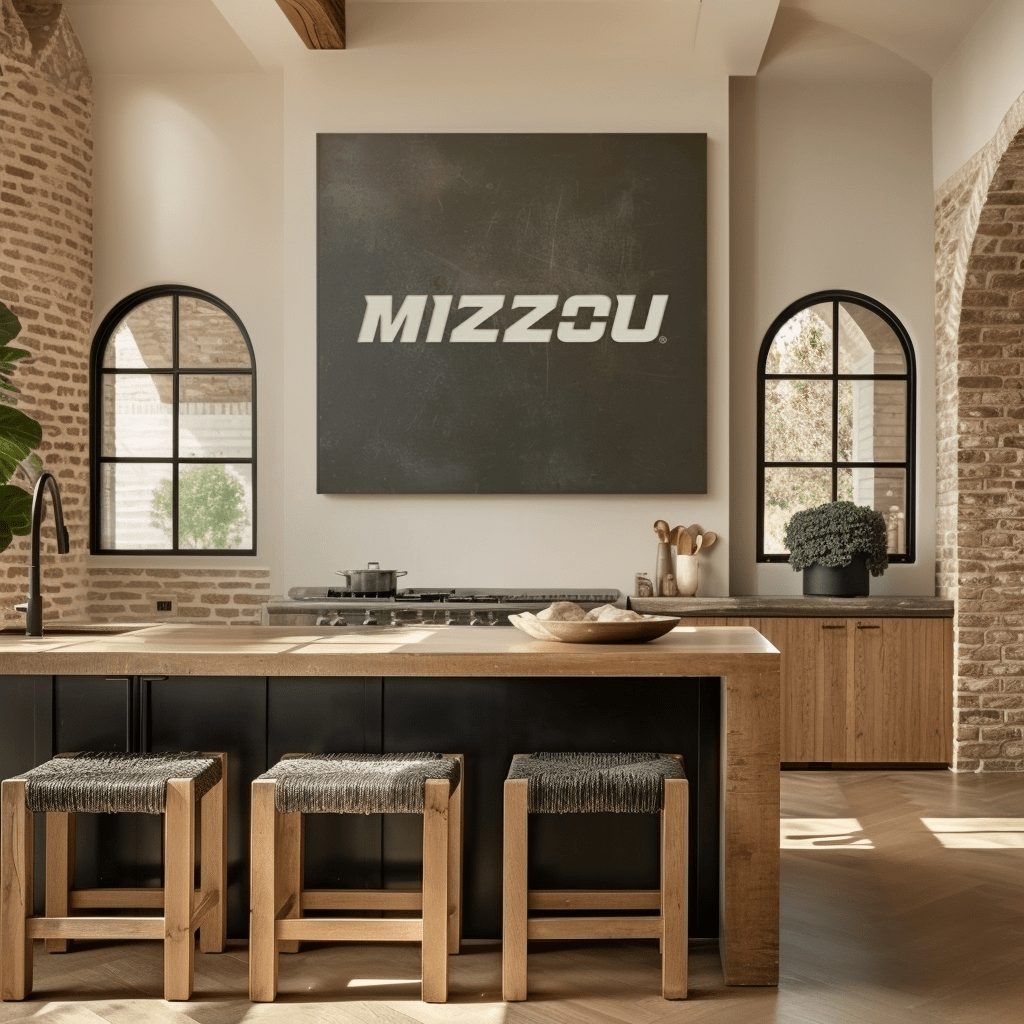 The Mizzou - Metal Wall Art - Square Slate - Benton Lane Home - Anthem Classic