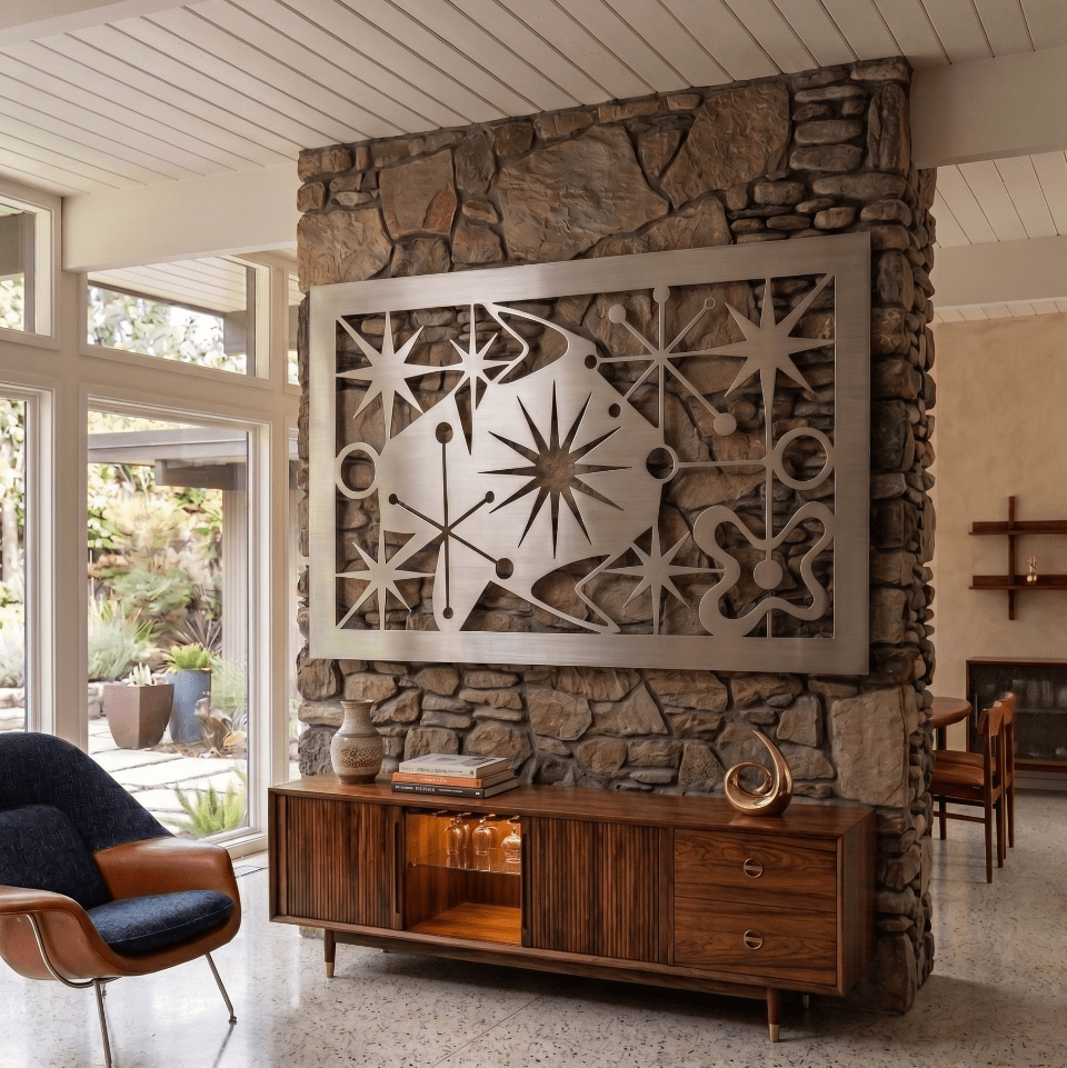 The Mojave Starburst - Metal Wall Art - Benton Lane Home - Carbon Designs