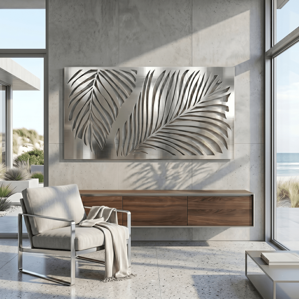 The Monolith Palm - Metal Wall Art - Benton Lane Home - Carbon Designs