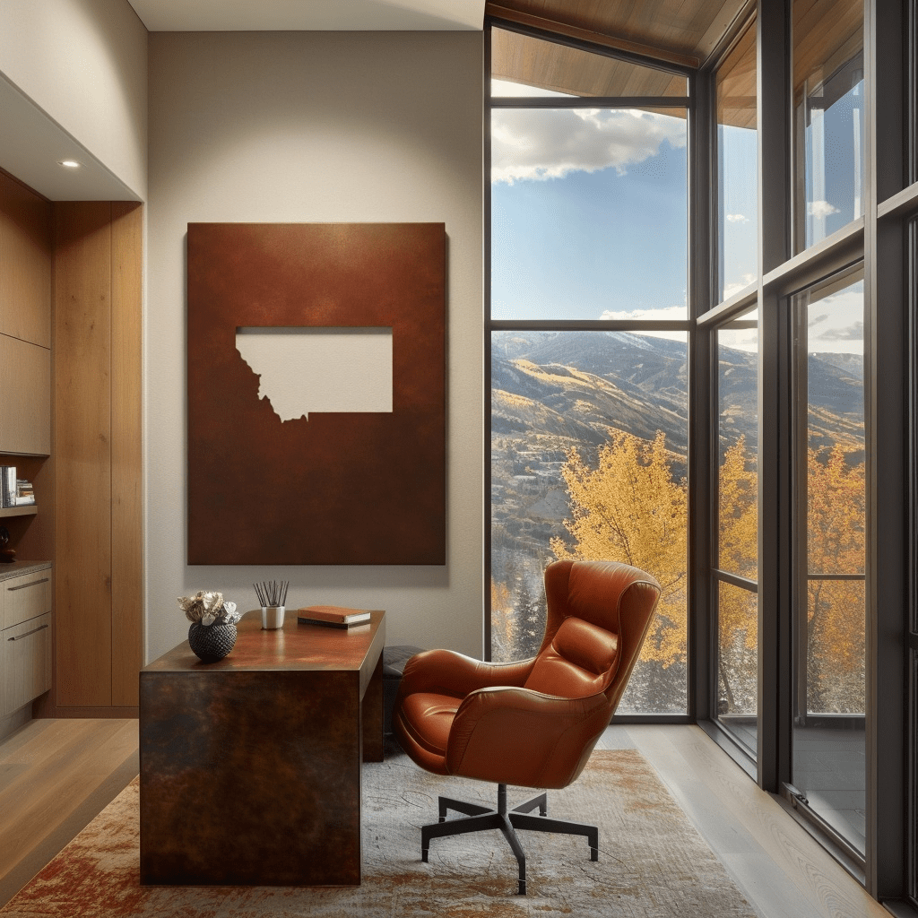 The Montana - Metal Wall Art - Benton Lane Home - Anthem Classic