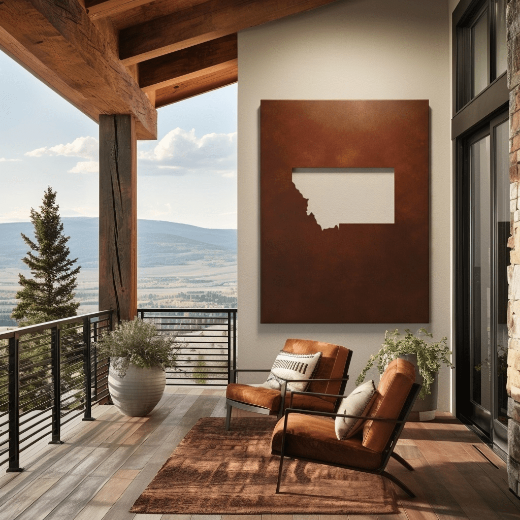 The Montana - Metal Wall Art - Benton Lane Home - Anthem Classic