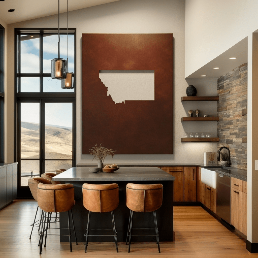 The Montana - Metal Wall Art - Benton Lane Home - Anthem Classic