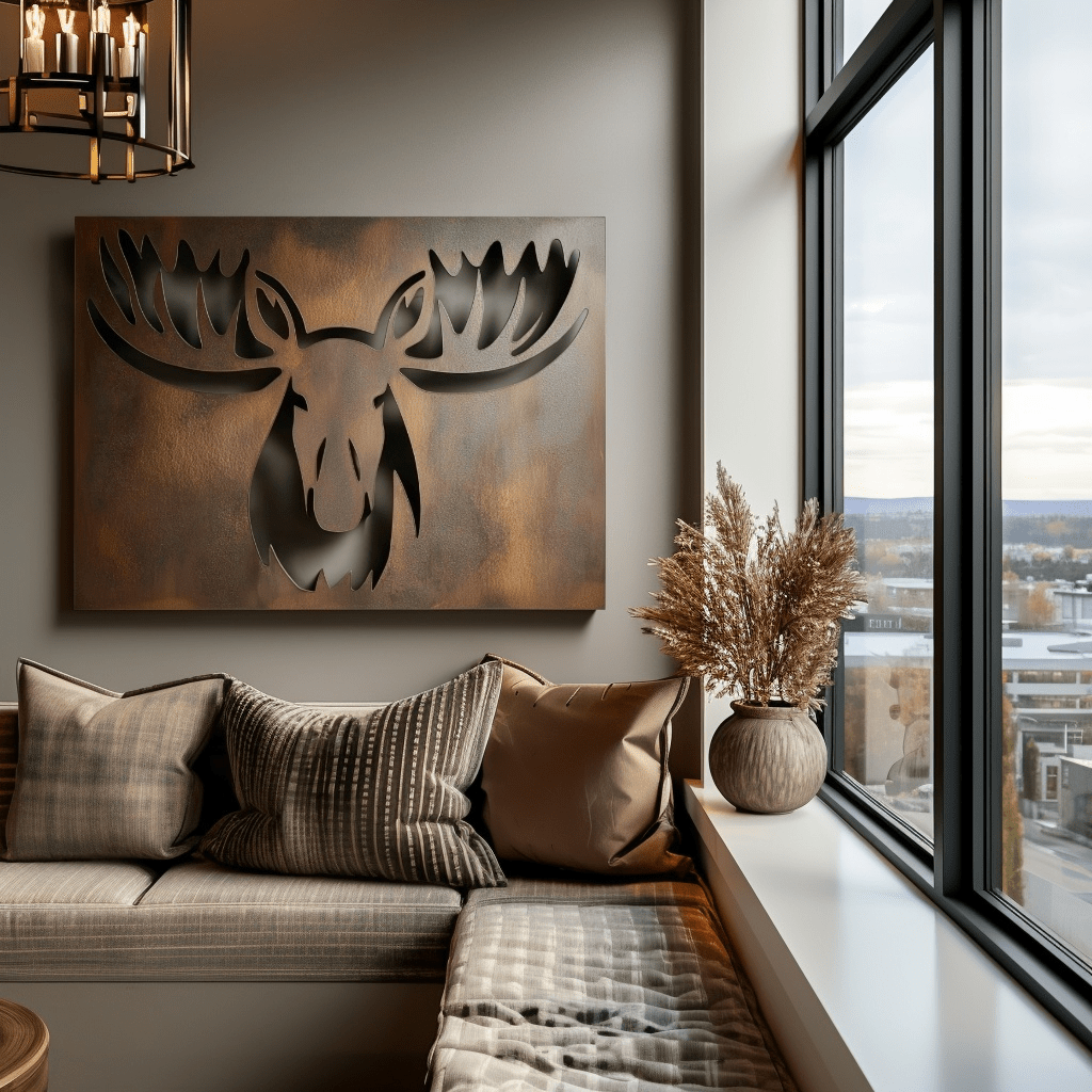 The Moose - Metal Wall Art - Benton Lane Home - Anthem Classic