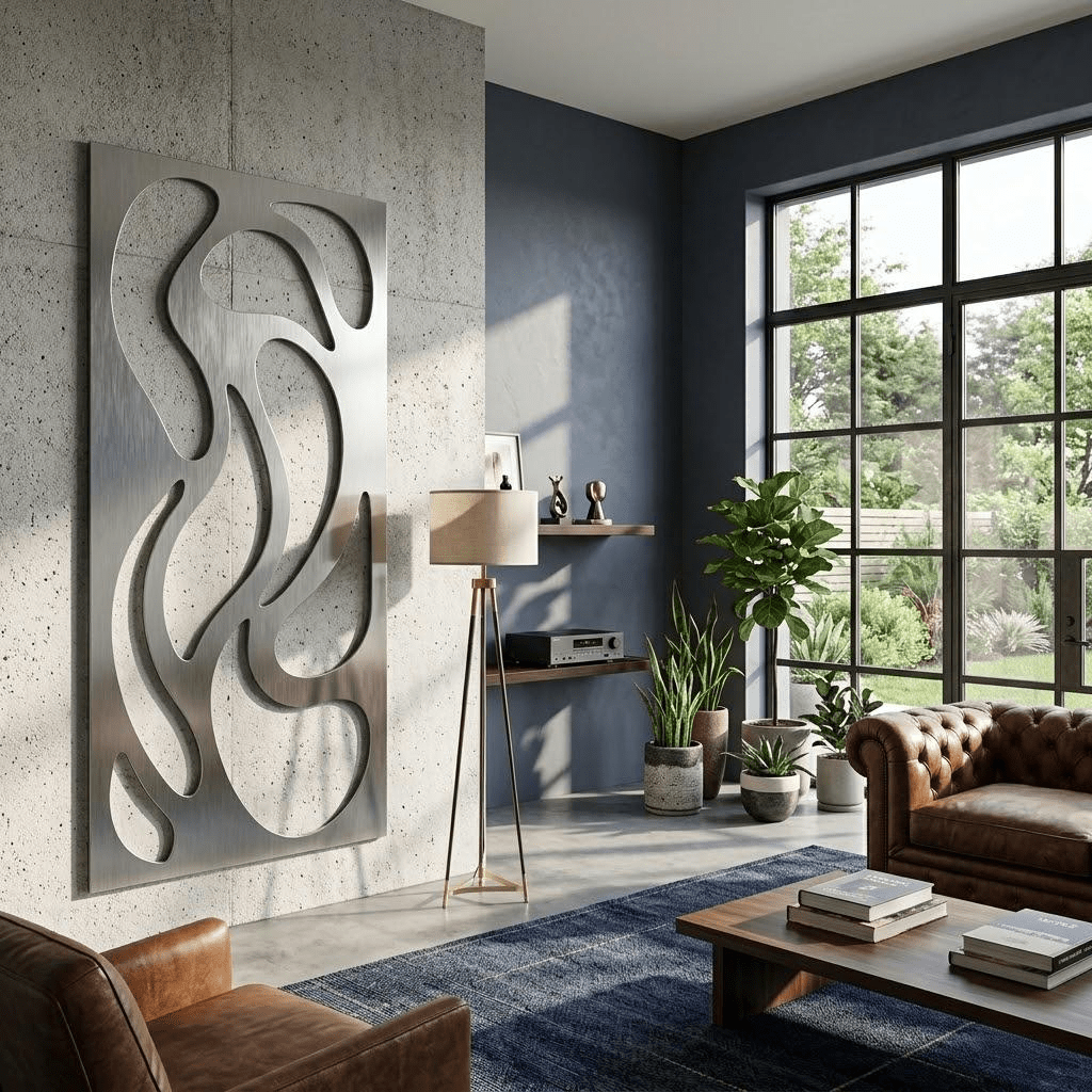 The Motion - Metal Wall Art - Benton Lane Home - Carbon Designs