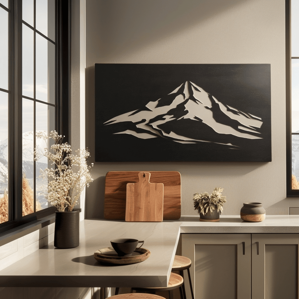 The Mount Bachelor - Metal Wall Art - Benton Lane Home - Anthem Classic