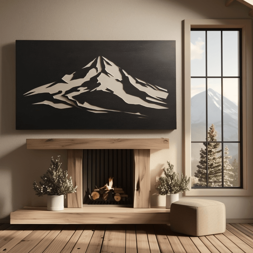 The Mount Bachelor - Metal Wall Art - Benton Lane Home - Anthem Classic