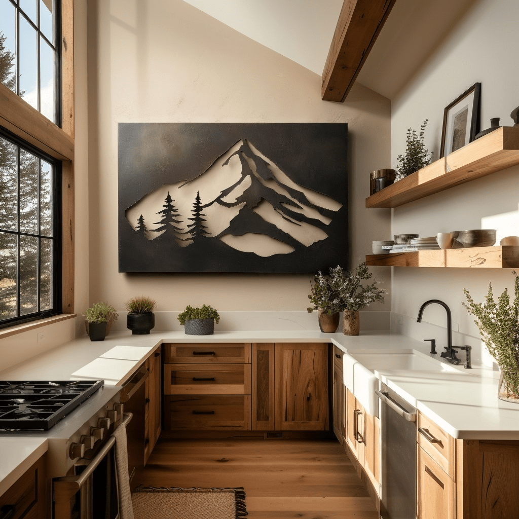The Mount Hood - Metal Wall Art - Benton Lane Home - Anthem Classic