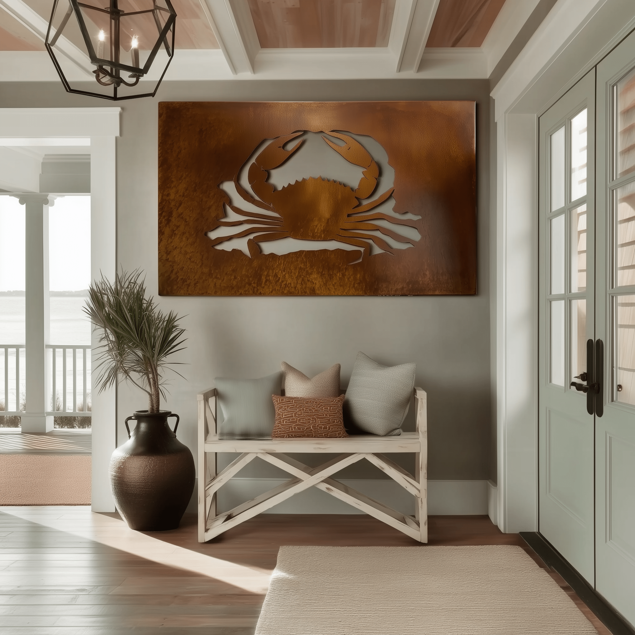 The Mud Crab - Metal Wall Art - Benton Lane Home - Anthem Classic