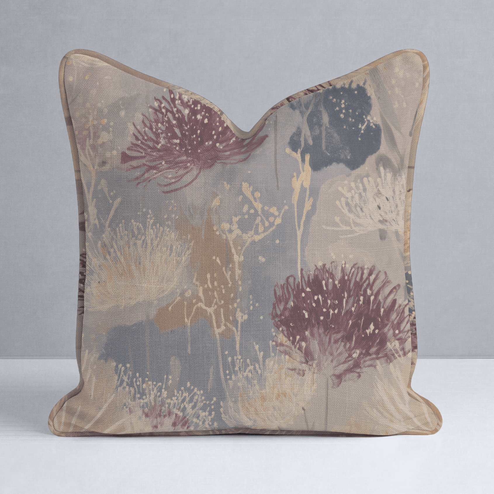 The Muted Meadow Throw Pillow - Benton Lane Home - Lemon Park