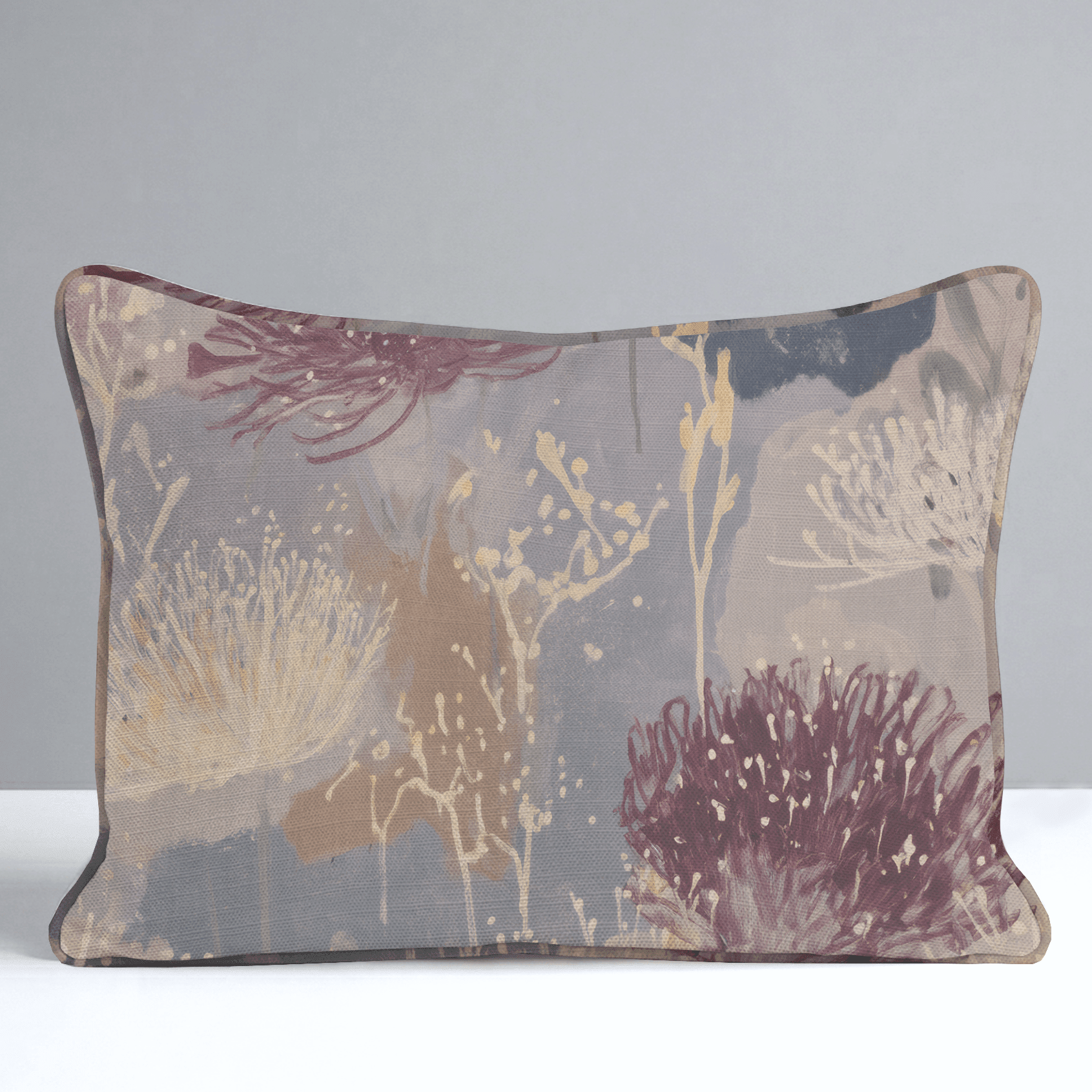 The Muted Meadow Throw Pillow - Benton Lane Home - Lemon Park