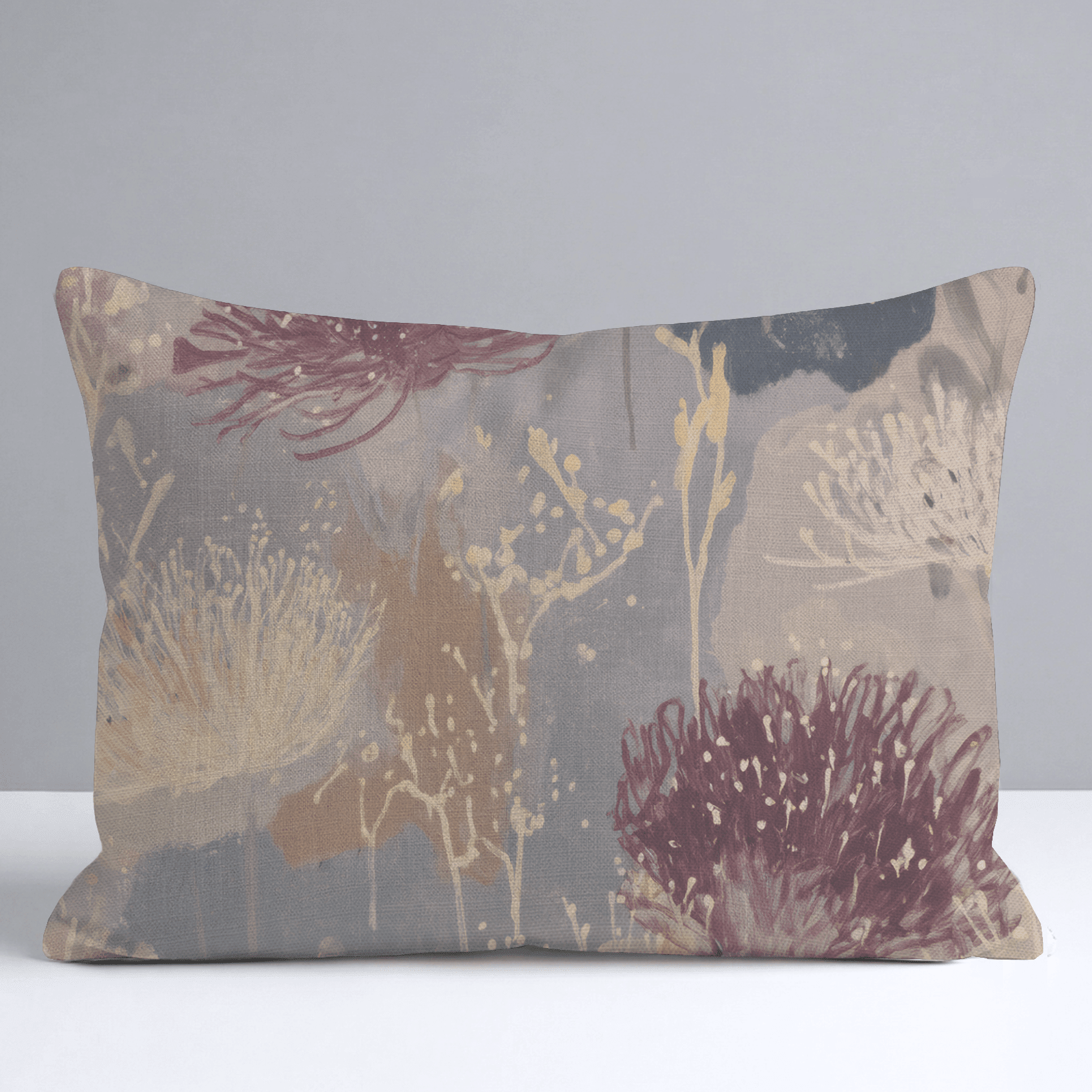 The Muted Meadow Throw Pillow - Benton Lane Home - Lemon Park