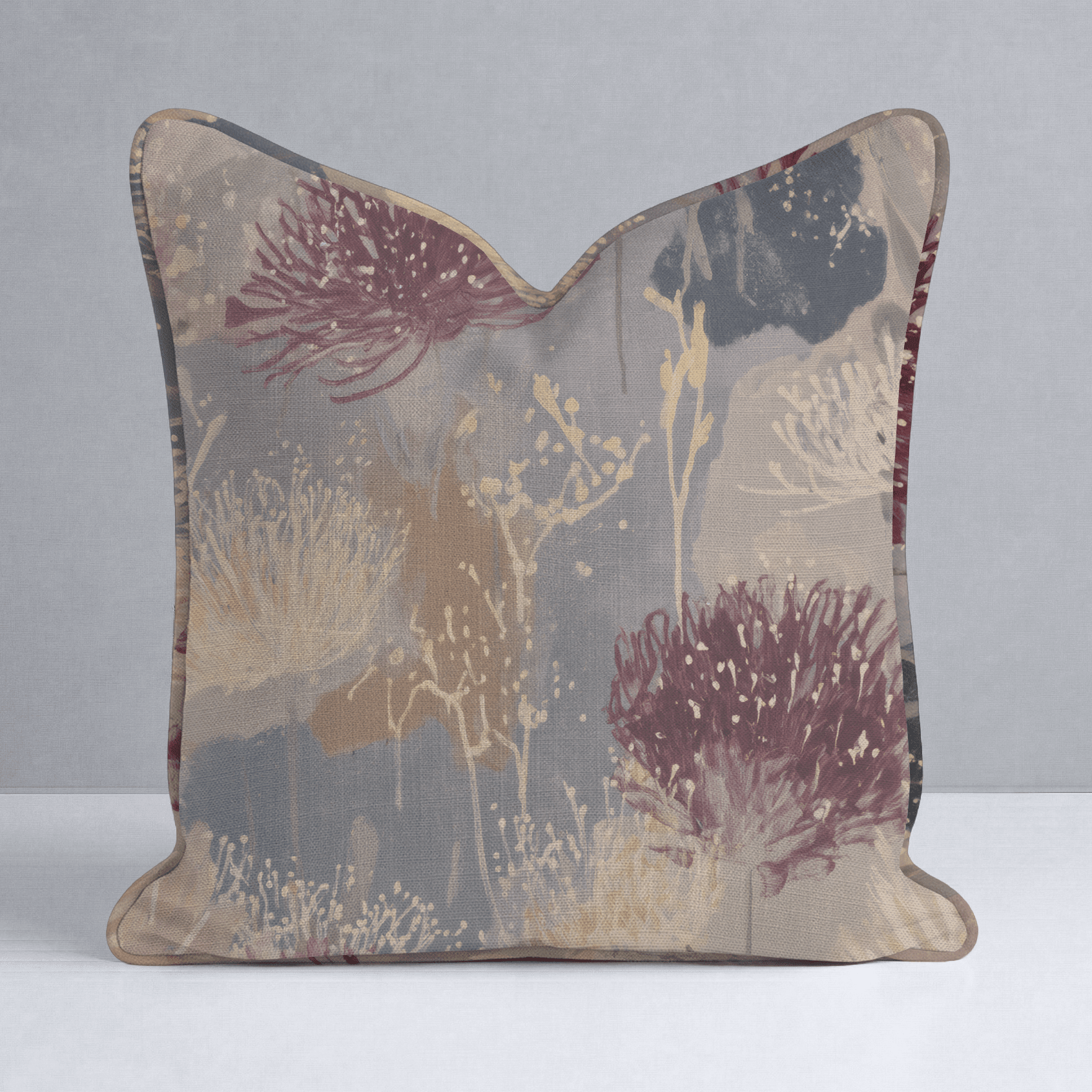 The Muted Meadow Throw Pillow - Benton Lane Home - Lemon Park