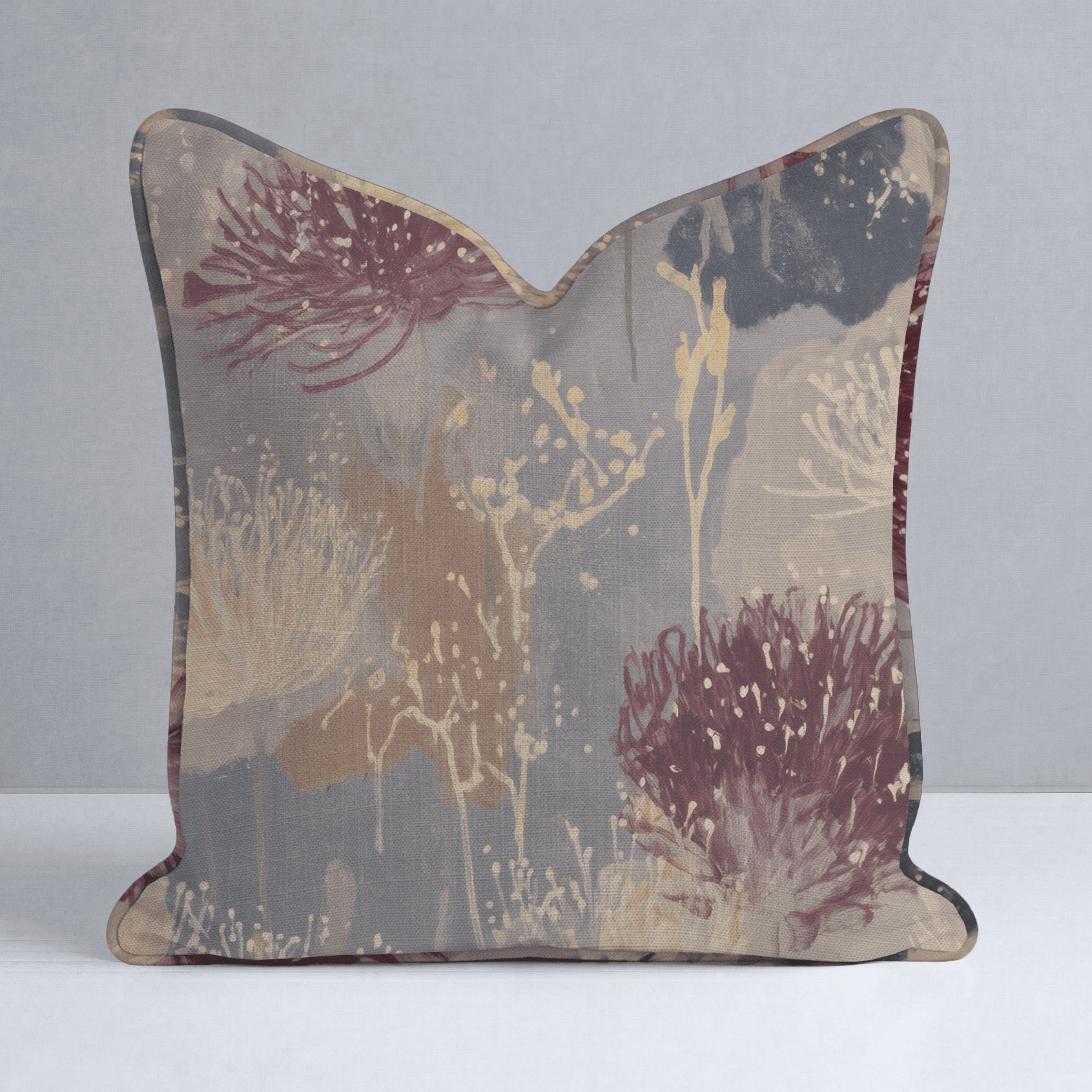 The Muted Meadow Throw Pillow - Benton Lane Home - Lemon Park