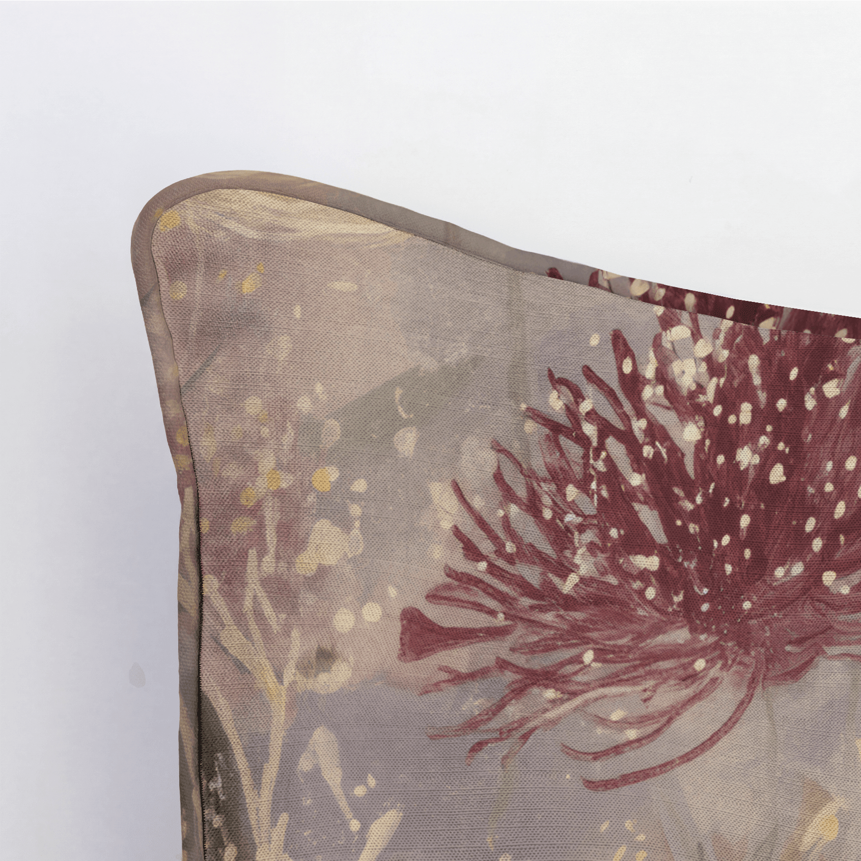 The Muted Meadow Throw Pillow - Benton Lane Home - Lemon Park