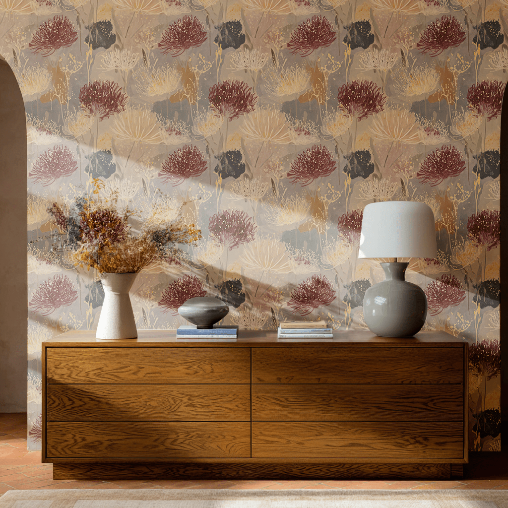 The Muted Meadow Wallpaper - Benton Lane Home - Lemon Park