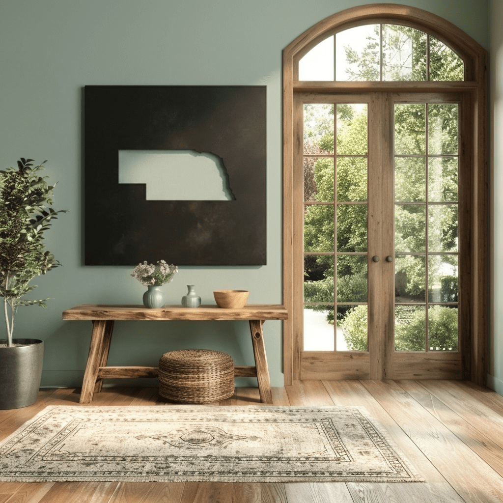 The Nebraska - Metal Wall Art - Benton Lane Home - Anthem Classic