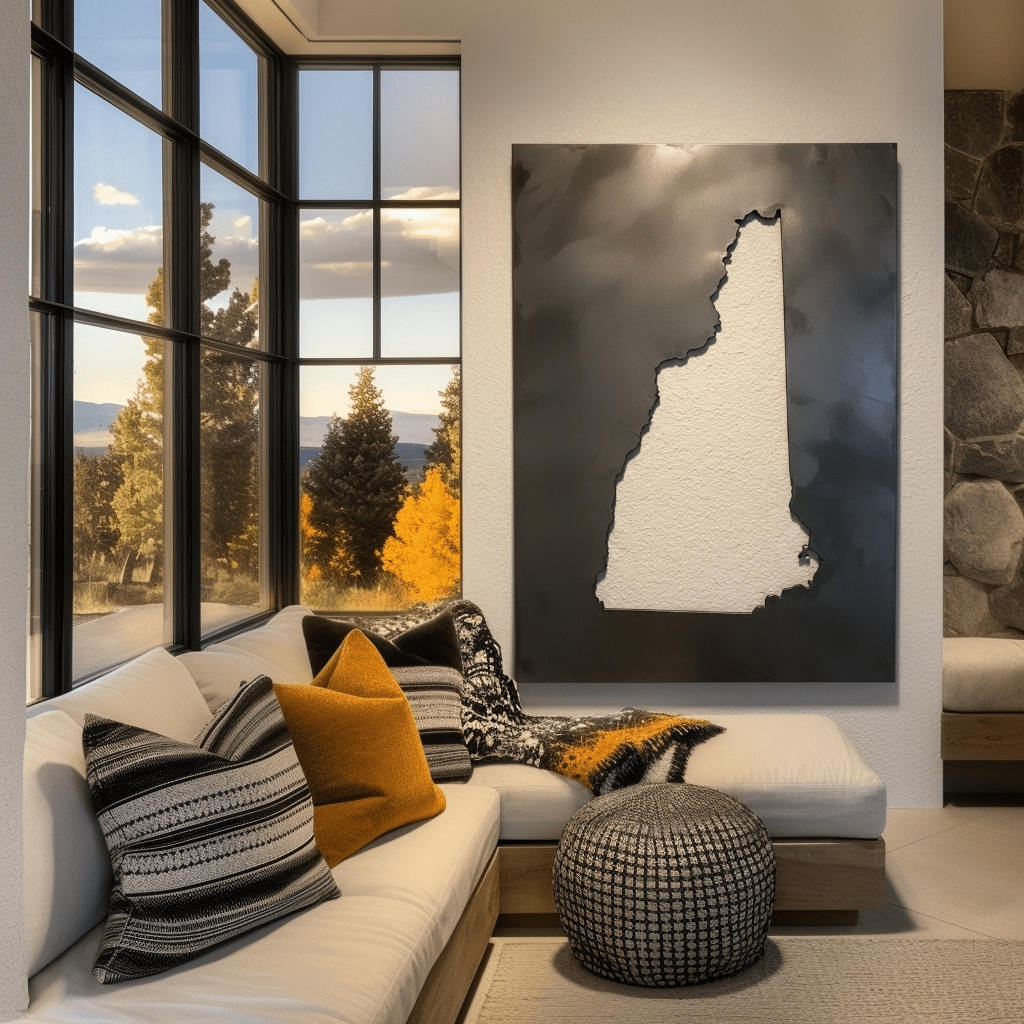 The New Hampshire - Metal Wall Art - Benton Lane Home - Anthem Classic