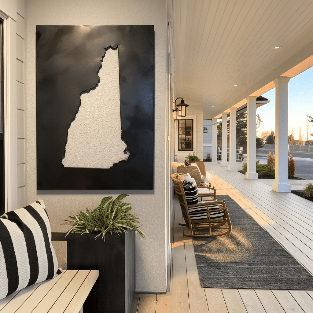 The New Hampshire - Metal Wall Art - Benton Lane Home - Anthem Classic