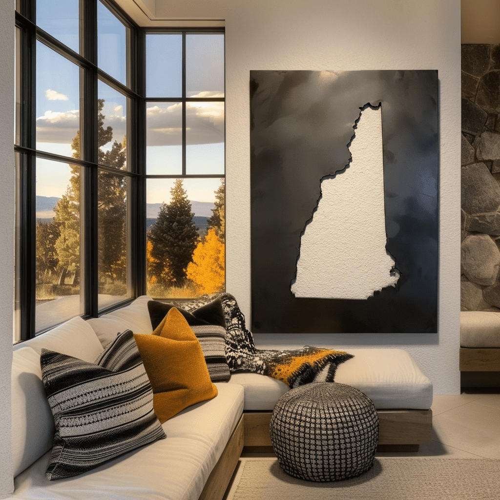 The New Hampshire - Metal Wall Art - Benton Lane Home - Anthem Classic