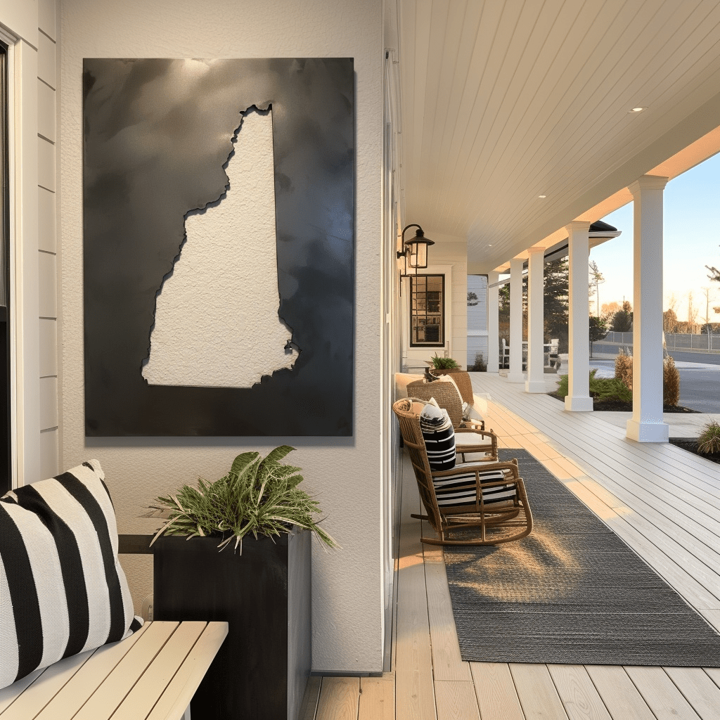 The New Hampshire - Metal Wall Art - Benton Lane Home - Anthem Classic