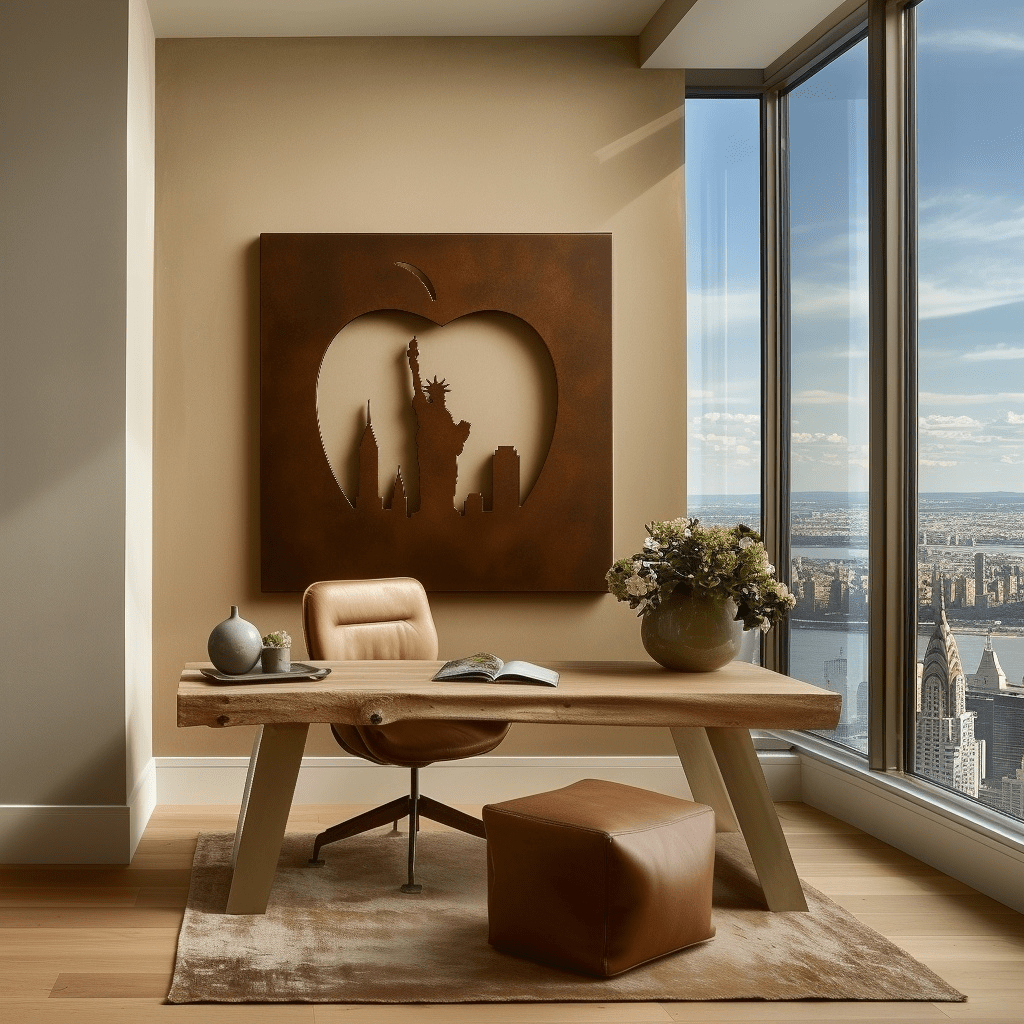 The New York Big Apple - Metal Wall Art - Benton Lane Home - Anthem Classic