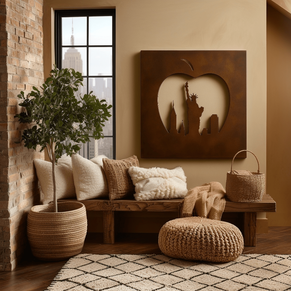 The New York Big Apple - Metal Wall Art - Benton Lane Home - Anthem Classic