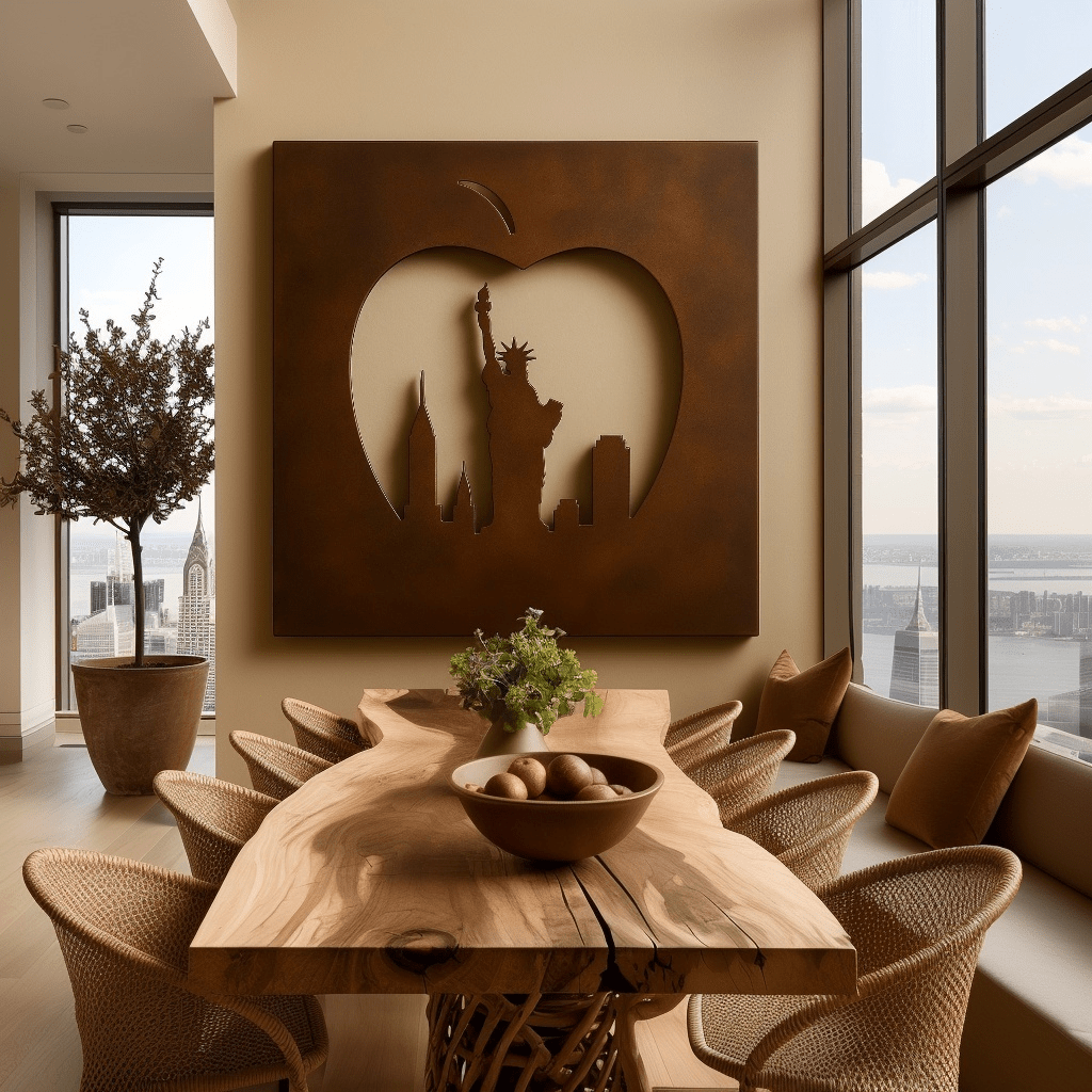 The New York Big Apple - Metal Wall Art - Benton Lane Home - Anthem Classic