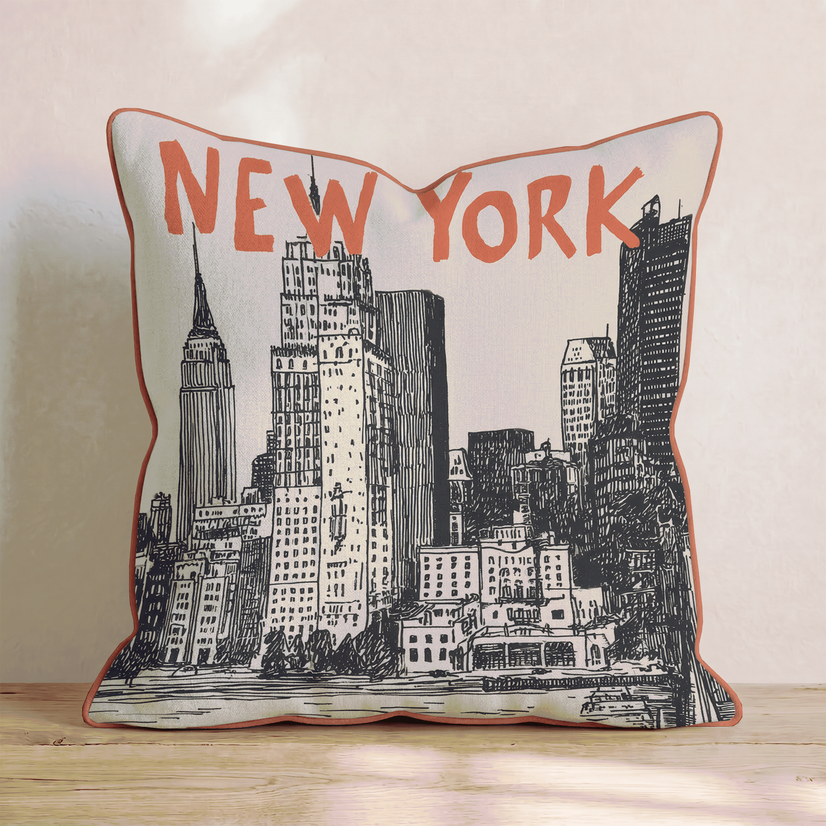 The New Yorker Throw Pillow - Benton Lane Home - Hillcroft Home