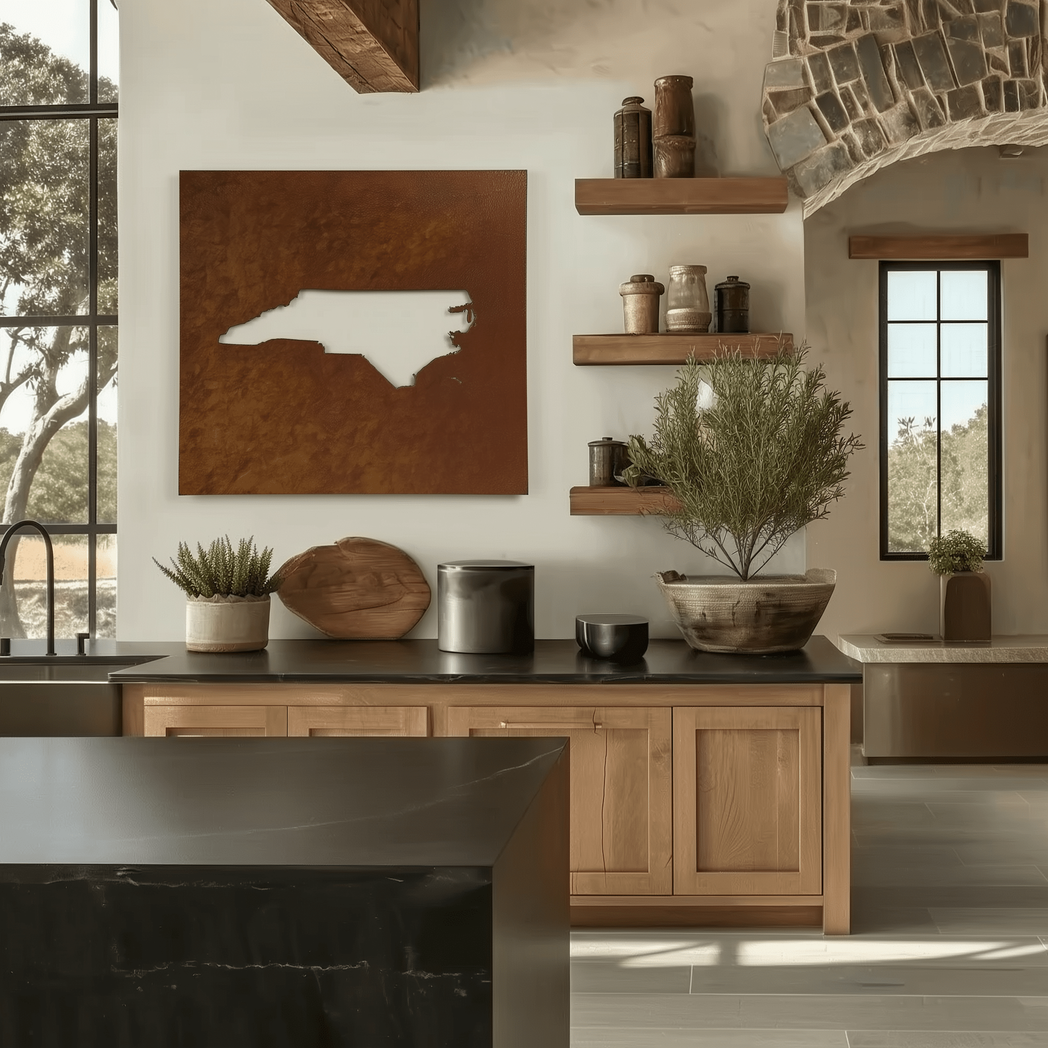 The North Carolina - Metal Wall Art - Benton Lane Home - Anthem Classic