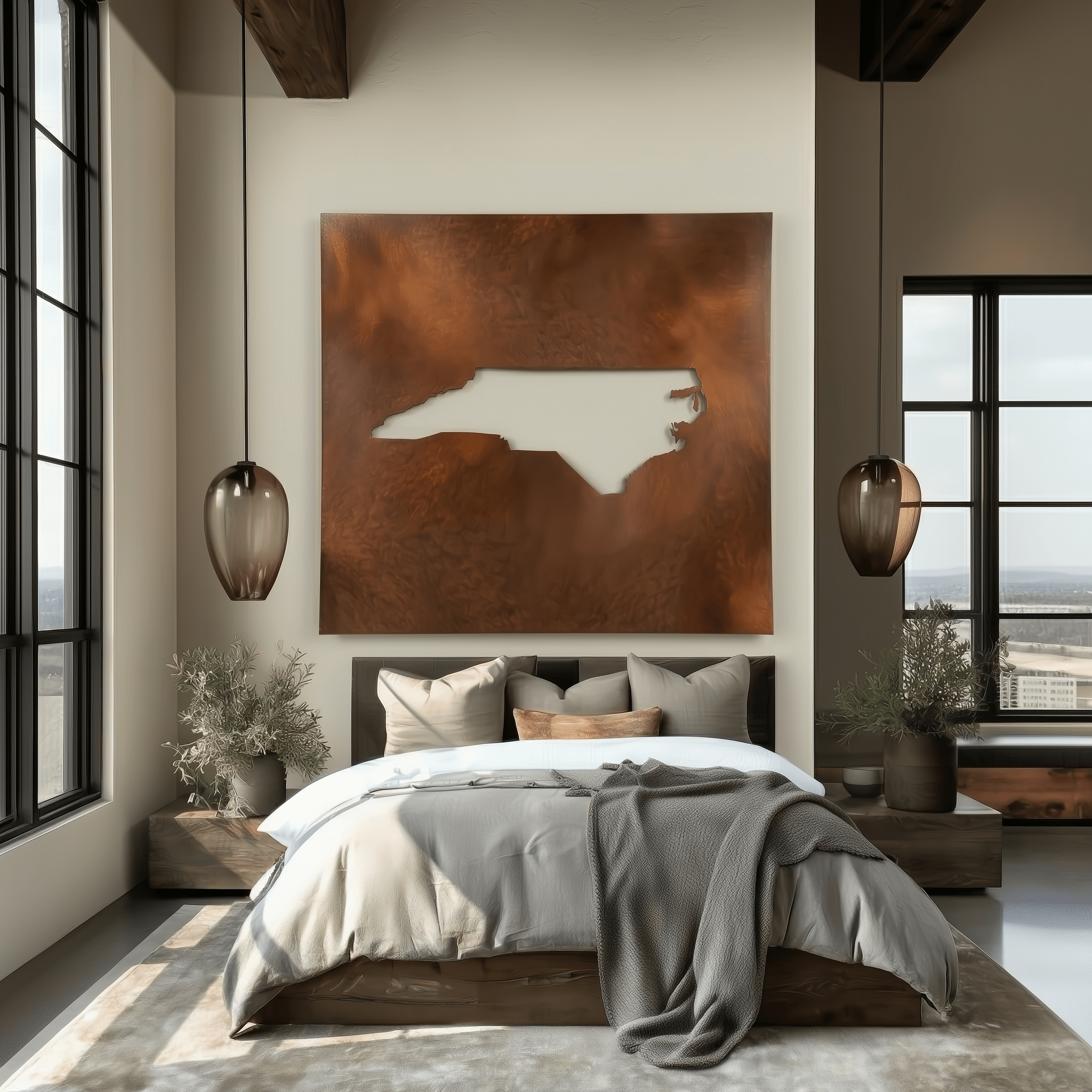 The North Carolina - Metal Wall Art - Benton Lane Home - Anthem Classic