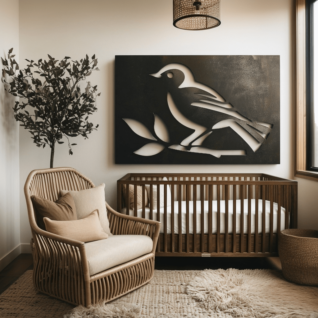 The North Dakota Western Meadowlark - Metal Wall Art - Benton Lane Home - Anthem Classic