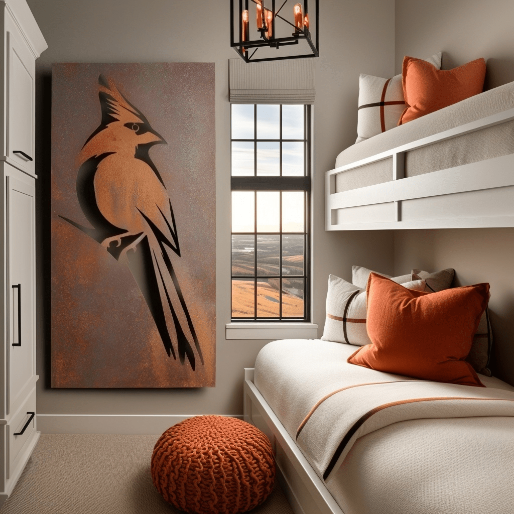 The Ohio Cardinal - Metal Wall Art - Benton Lane Home - Anthem Classic