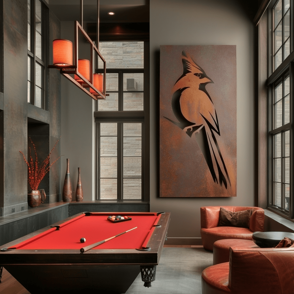 The Ohio Cardinal - Metal Wall Art - Benton Lane Home - Anthem Classic