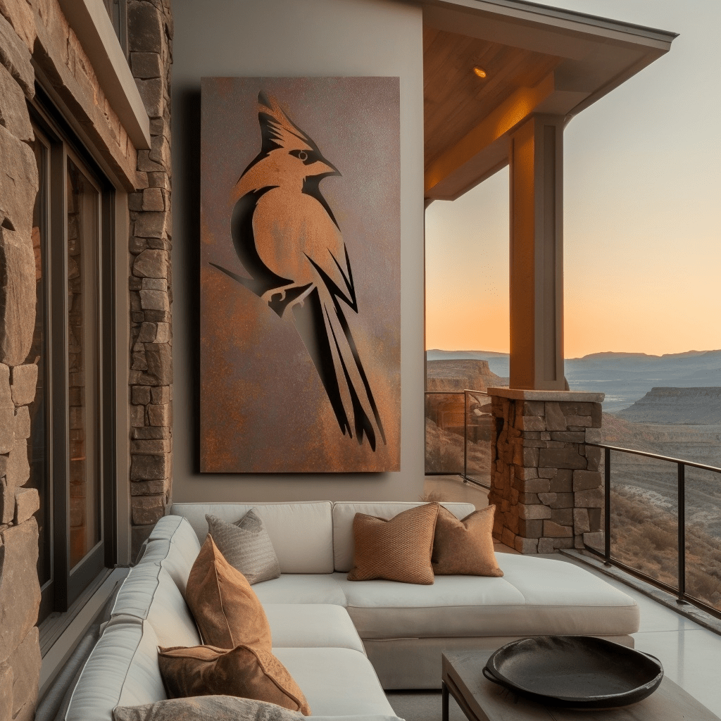 The Ohio Cardinal - Metal Wall Art - Benton Lane Home - Anthem Classic