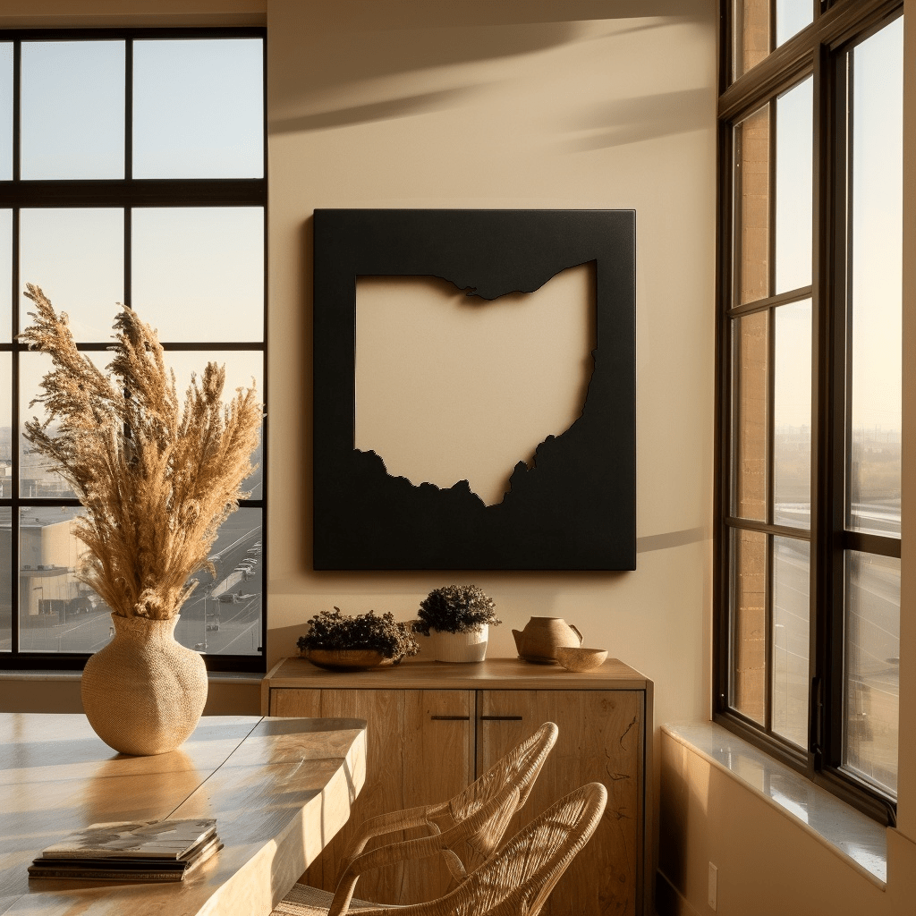 The Ohio - Metal Wall Art - Benton Lane Home - Anthem Classic