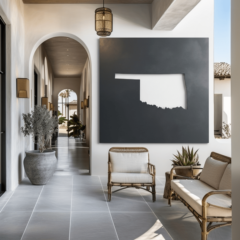 The Oklahoma - Metal Wall Art - Benton Lane Home - Anthem Classic