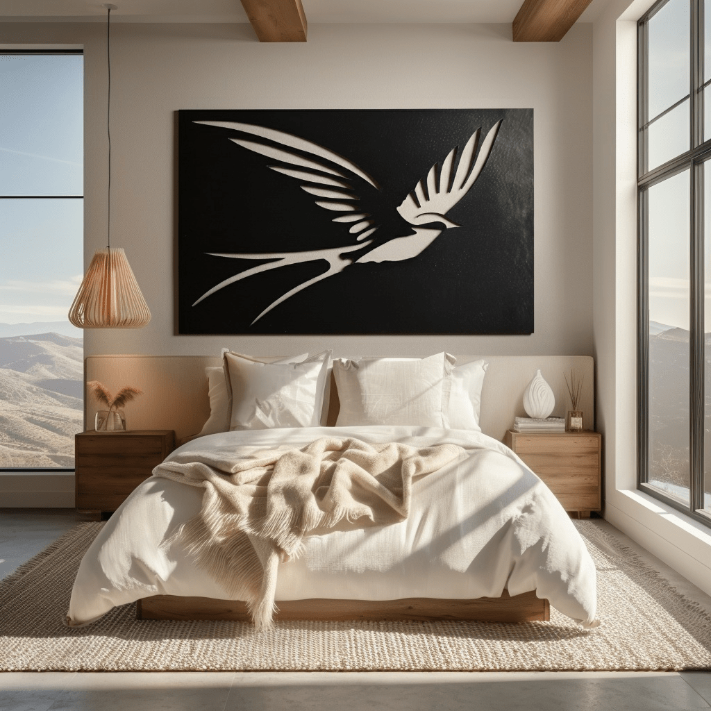 The Oklahoma Scissor - tail Flycatcher - Metal Wall Art - Benton Lane Home - Anthem Classic