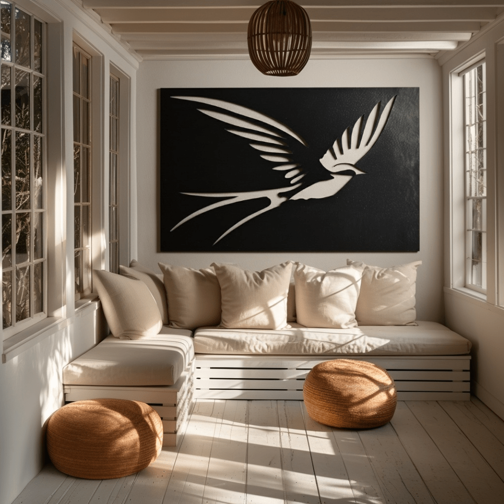 The Oklahoma Scissor - tail Flycatcher - Metal Wall Art - Benton Lane Home - Anthem Classic