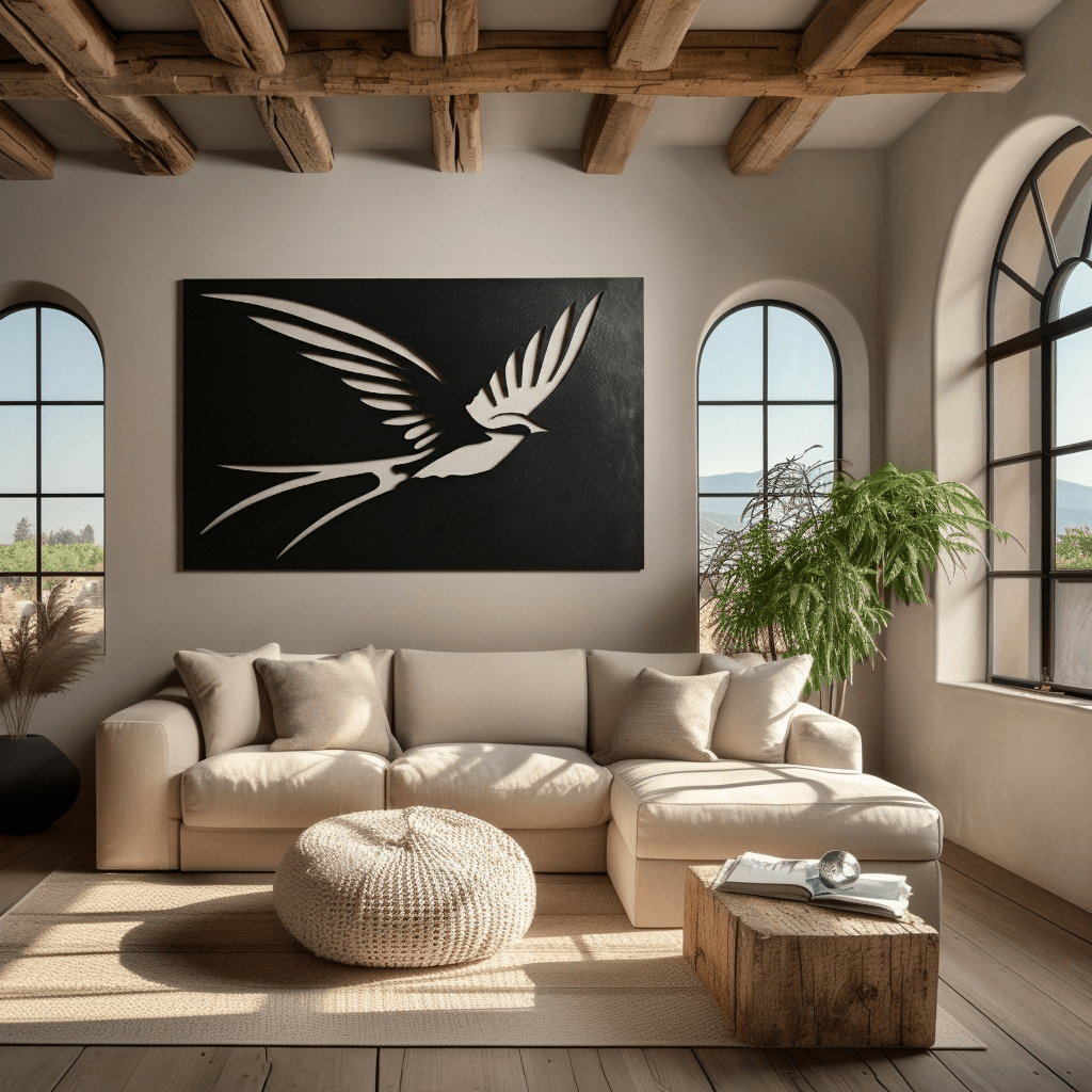 The Oklahoma Scissor - tail Flycatcher - Metal Wall Art - Benton Lane Home - Anthem Classic