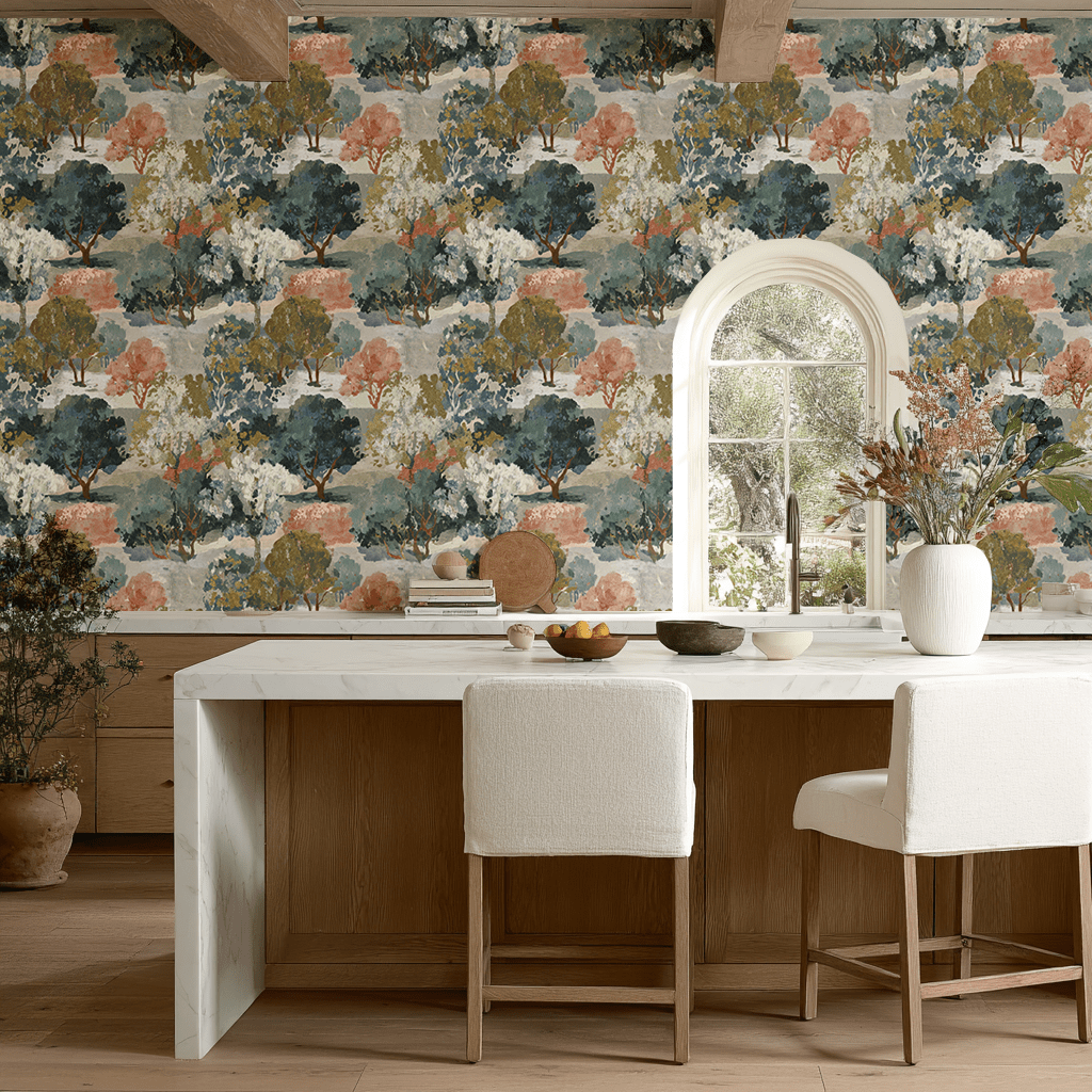 The Old Orchard Wallpaper - Lemon Park